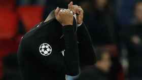 Mbappé lamenta la derrota del PSG ante el Manchester United EFE