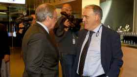 Javier Tebas y Florentino Pérez, presidentes de la Liga y el Real Madrid / REDES