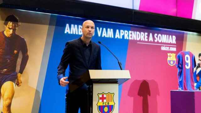 Jordi Cruyff en una comparecencia pública / FC Barcelona