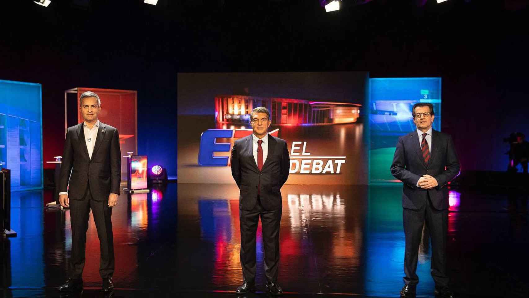 Font, Laporta y Freixa, en el debate de TV3 | CCMA