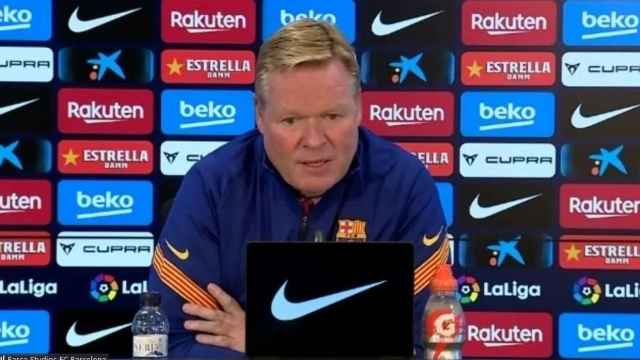 Koeman en rueda de prensa prèvia Getafe-Barça