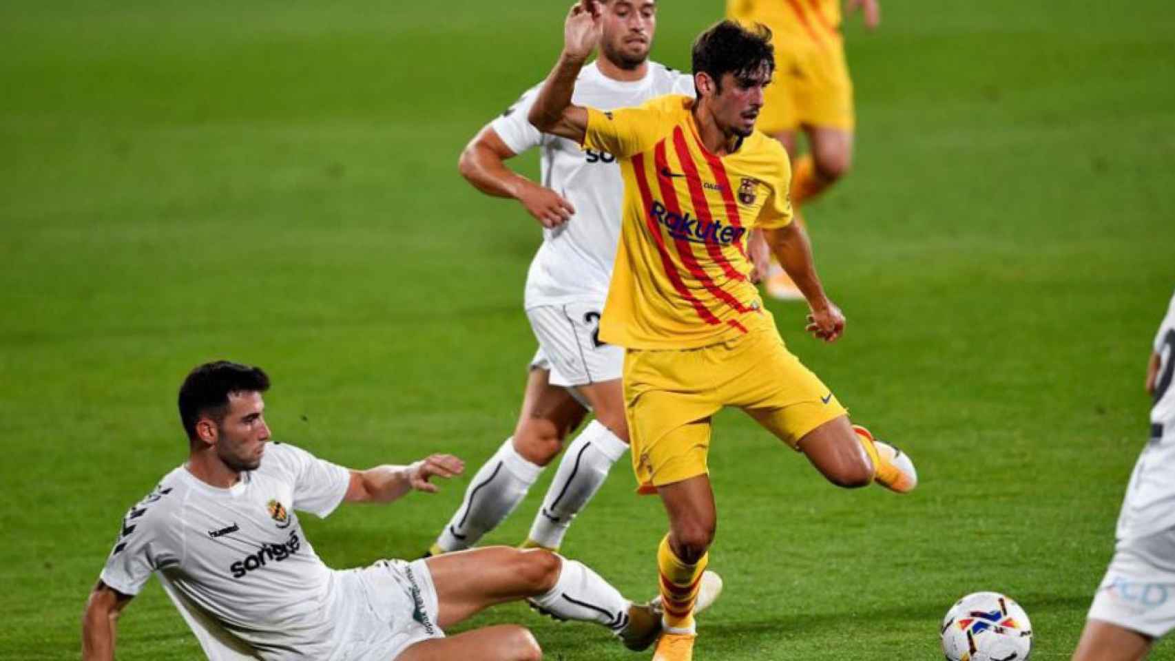 Francisco Trincao en su debut con el Barça contra el Nàstic / Redes