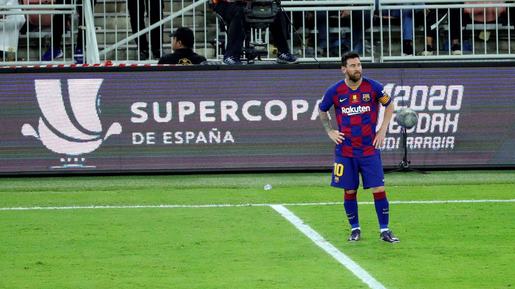 Messi, desolado tras caer ante el Atlético | EFE