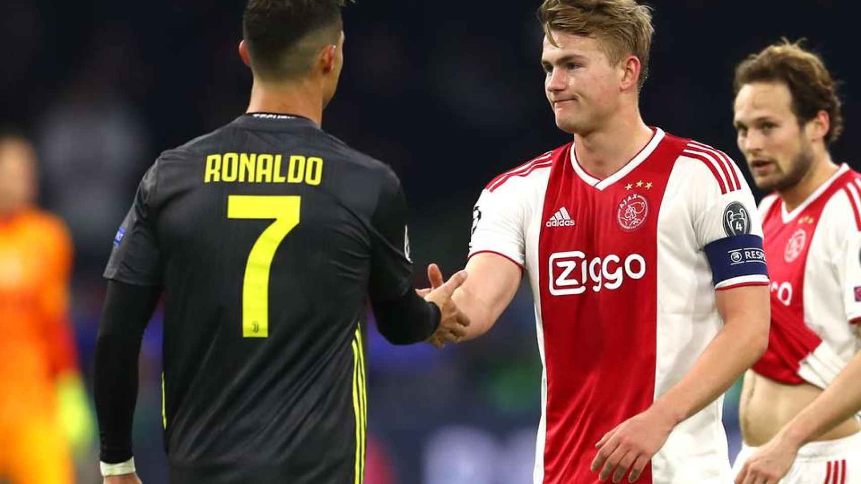 Ronaldo y De Ligt en el Juventus - Ajax de Champions League / EFE