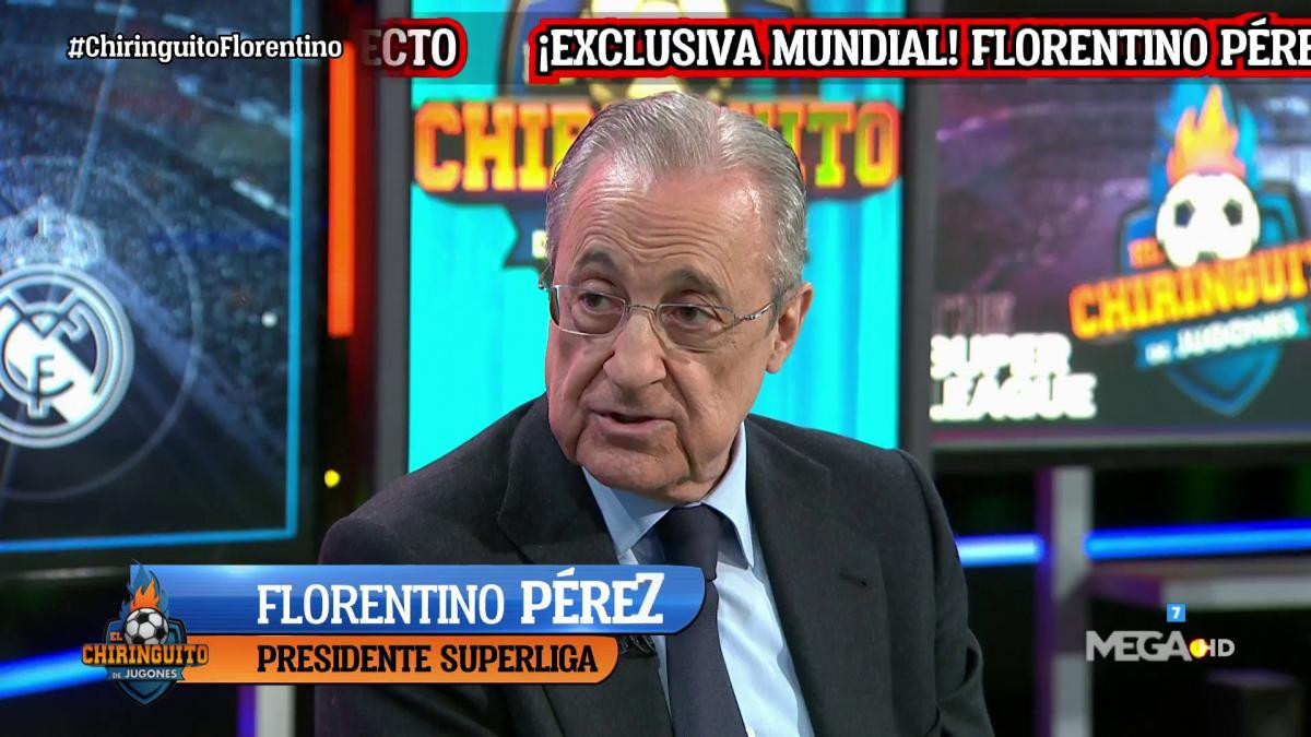 Florentino Pérez visita 'El Chiringuito' para hablar de la Superliga