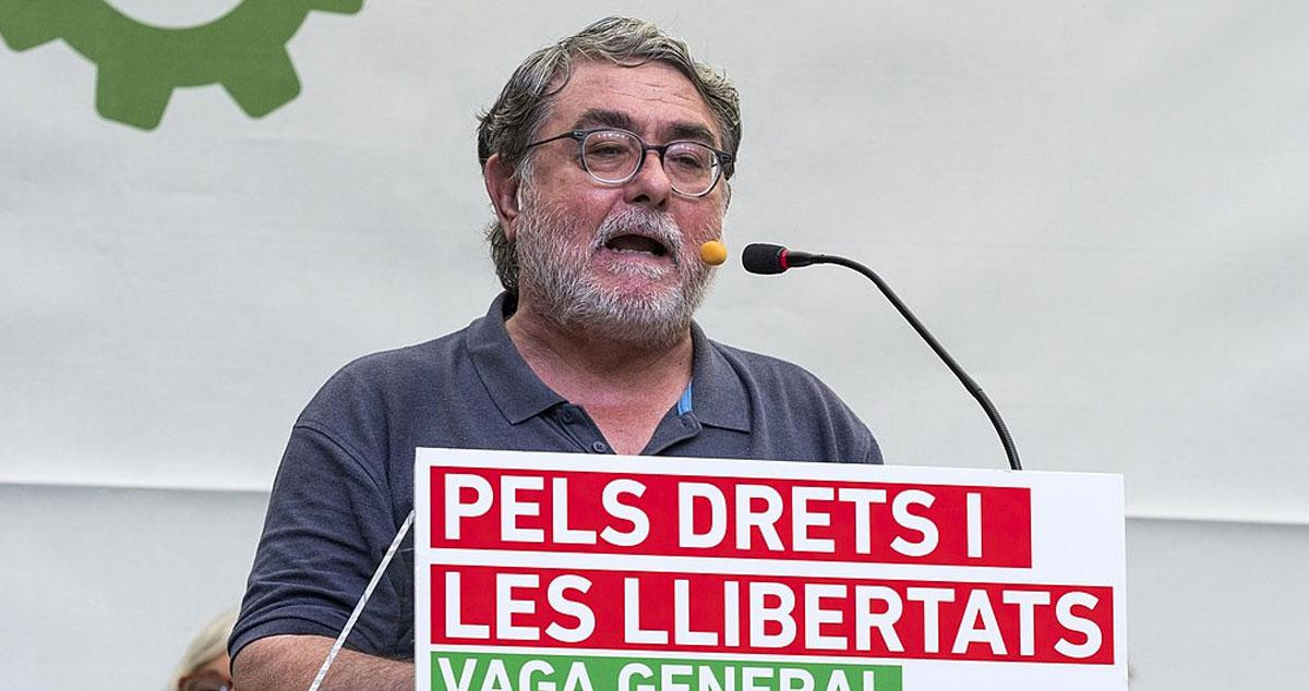 Carles Sastre, antiguo militante del Exèrcit Popular Català y Terra Lliure, y actual líder del sindicato independentista Intersindical-CSC / Òmium