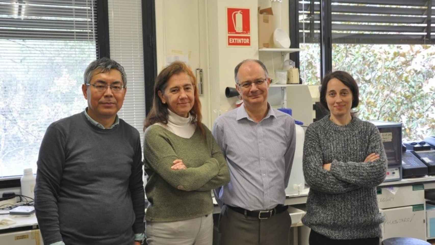 Los miembros del grupo de investigación sobre la biotecnología vegetal aplicada al coronavirus / EP