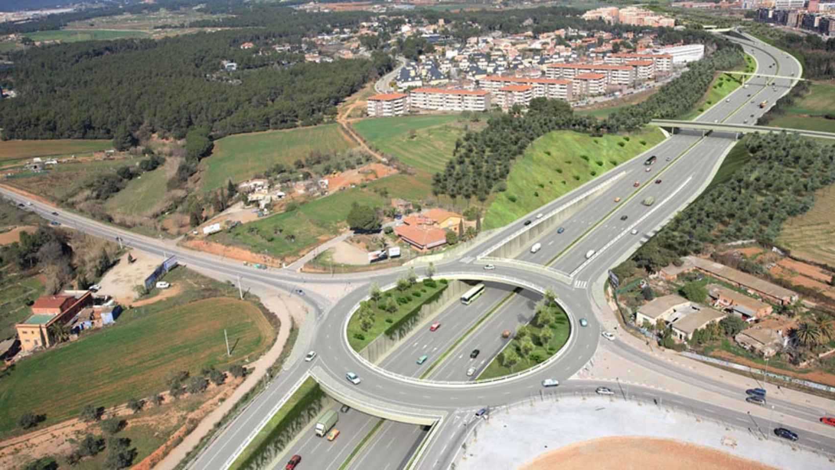 La ronda Oeste, que unirá Sabadell y Castellar tras la prolongación acordada / GOVERN