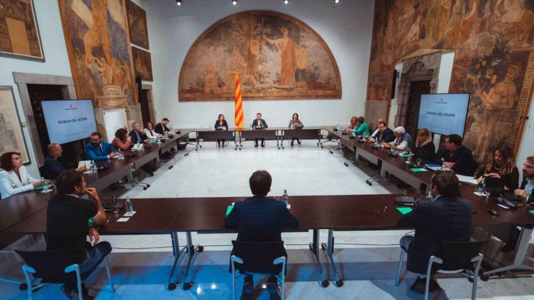 Primera reunión del Govern de ERC, que denuncia el maltrato permanente del Gobierno a Cataluña / EUROPA PRESS