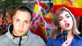 Los ultras Rodrigo Miguélez e Isabel Peralta. Cisma en la cúpula del movimiento neonazi / FOTOMONTAJE CG