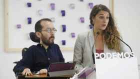 El secretario de Organización de Podemos, Pablo Echenique, y la diputada Noelia Vera / EUROPA PRESS
