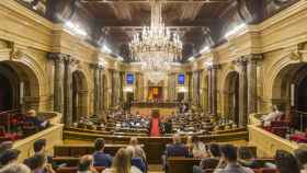 Imagen general del pleno de julio en el Parlament, donde se ha votado la desconexión de Cataluña / PARLAMENT