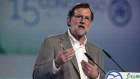 Mariano Rajoy durante su participación el domingo en el congreso del PP de Andalucía / EFE