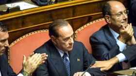 Berlusconi, tras su intervención en el Senado / REPUBBLICA.IT