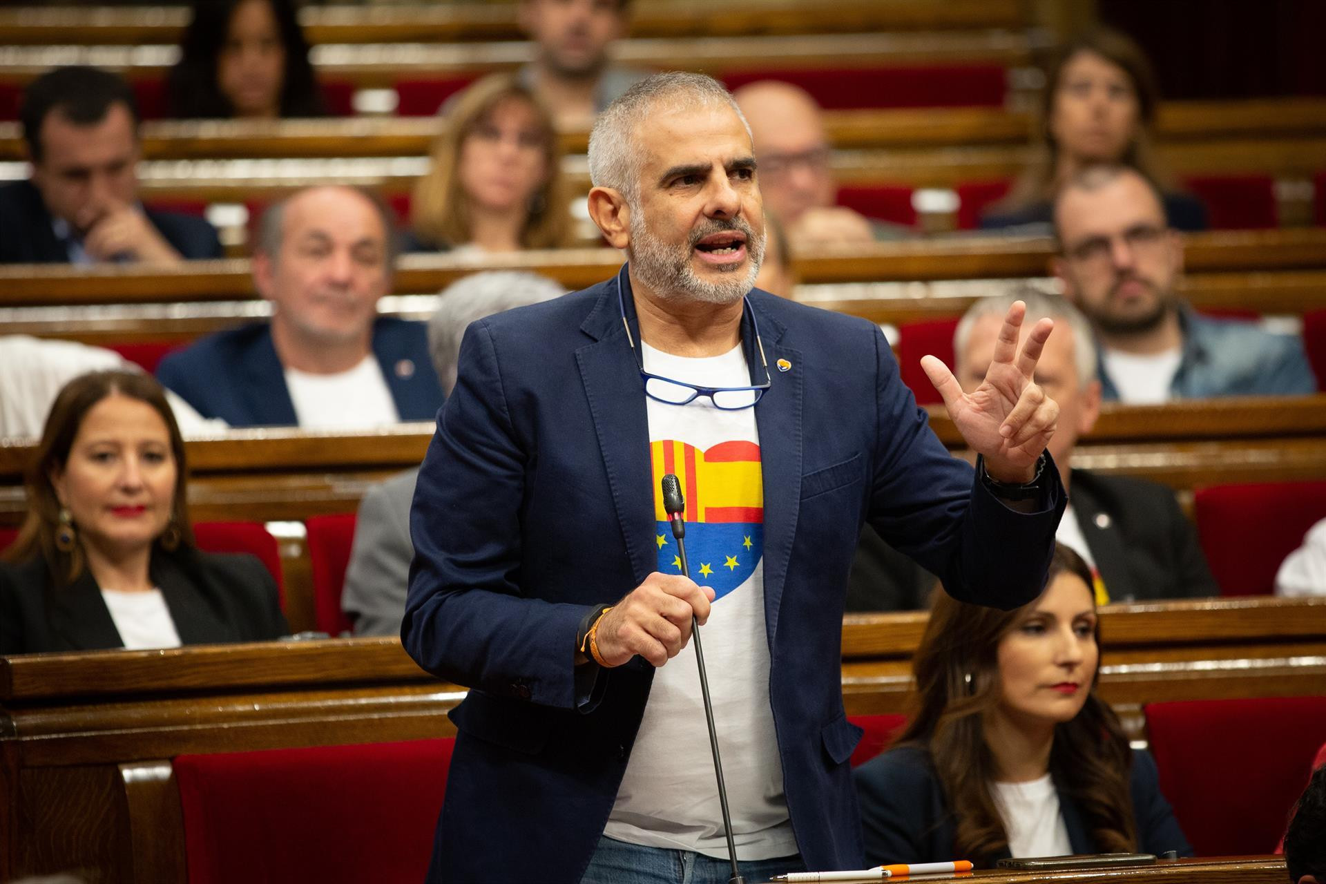 Carlos Carrizosa, de camiseta Cs / EUROPA PRESS