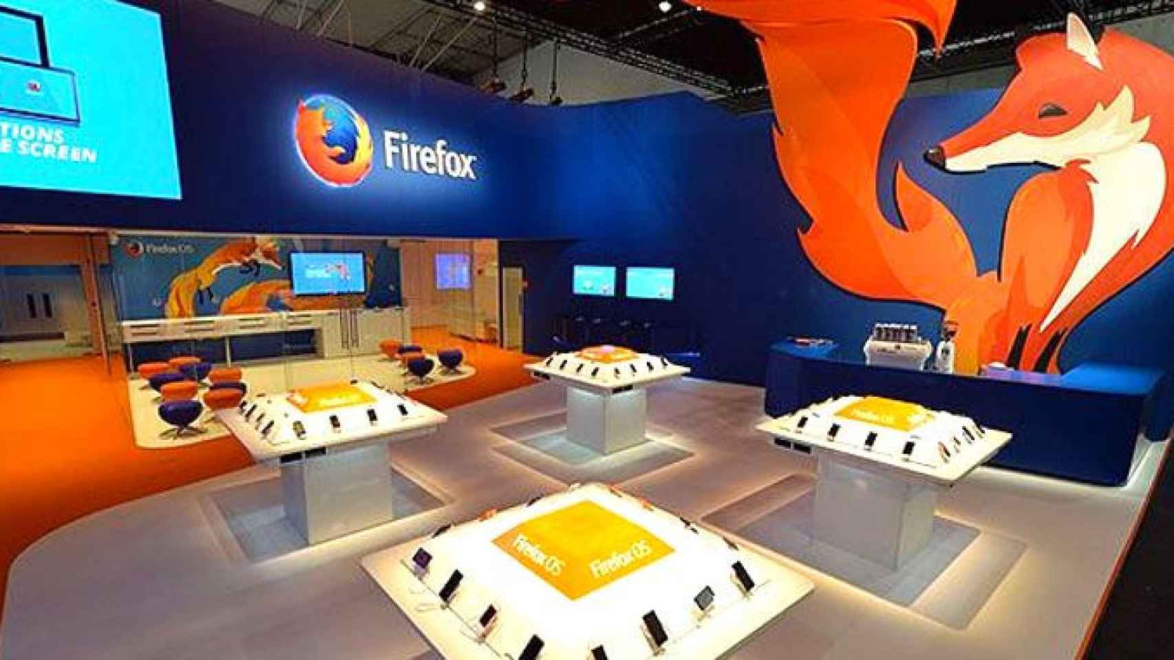 Imagen del estand de Firefox en el Mobile World Congress de 2015 / FIREFORX
