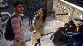 Estudiantes de Erasmus a las puertas de la facultad de la Universidad de Roma. La universidad española pierde atractivo para el extranjero / EFE