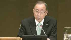 El secretario general de Naciones Unidas, Ban Ki-moon.