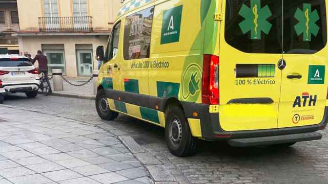Imagen de un vehículo sanitario de Ambulancias Tenorio / Cedida