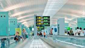 Imagen de la Terminal 1 de aeropuerto de El Prat de Barcelona, uno de los que más crece de toda la red / CG