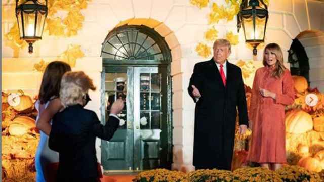 Donald Trump y Melania en los actos de Halloween en la Casa Blanca /INSTAGRAM