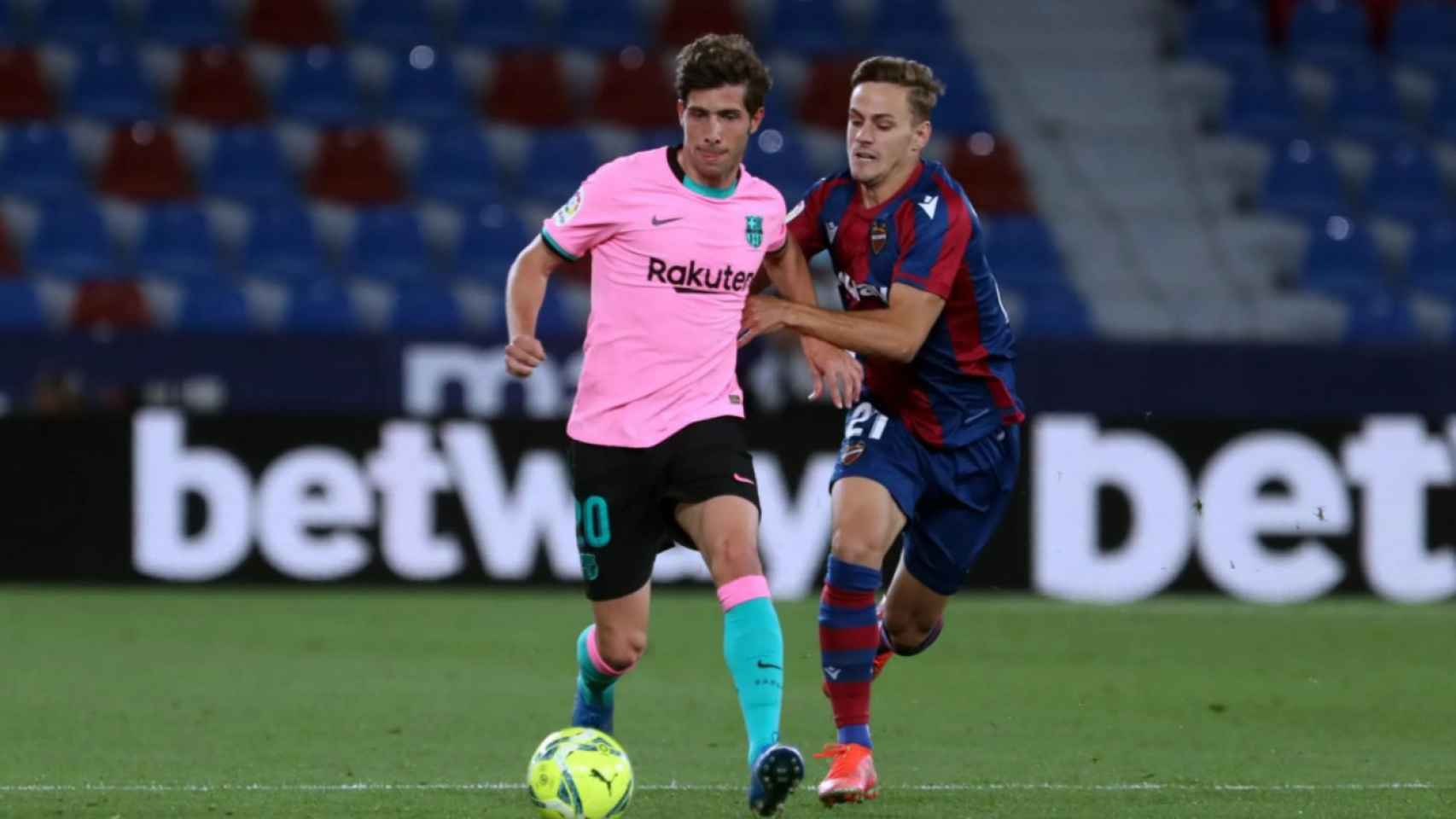 Sergi Roberto volvió a lesionarse frente al Levante/ FC Barcelona