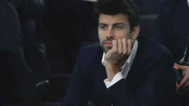 Gerard Piqué, presenciando la final de la Davis Cup 2022 antes de hundir el negocio / EFE