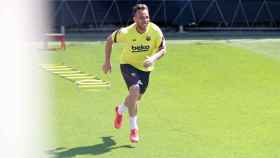 Arthur Melo entrenando con el FC Barcelona / FC Barcelona