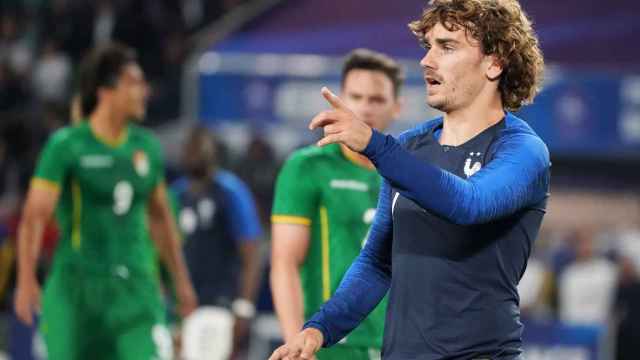 Griezmann en un partido con la selección de Francia / EFE