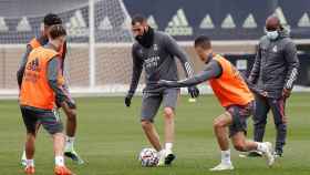 Los jugadores del Real Madrid, en un entrenamiento | RM