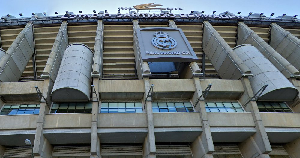 La fachada del estadio Santiago Bernabéu / GOOGLE