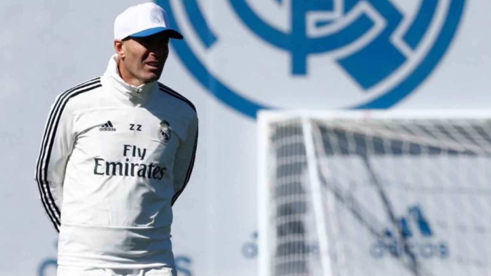 Zidane dirige su primer entrenamiento en su regreso al Real Madrid / EFE