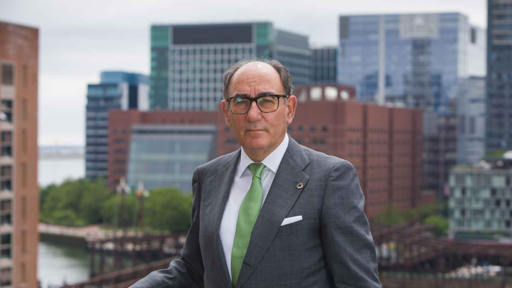 Ignacio Galán, presidente de Iberdrola, en Boston, sede de la filial estadounidense Avangrid / IBERDROLA