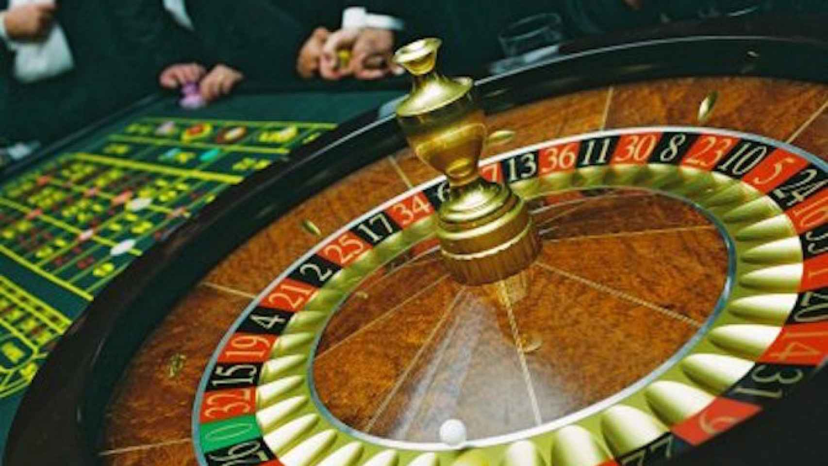 Un ruleta de un casino