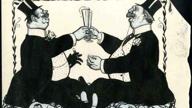'Las fiestas del puerto de Rotterdam', para ilustrar el problema de la desigualdad  (1908) / IBERT HAHN