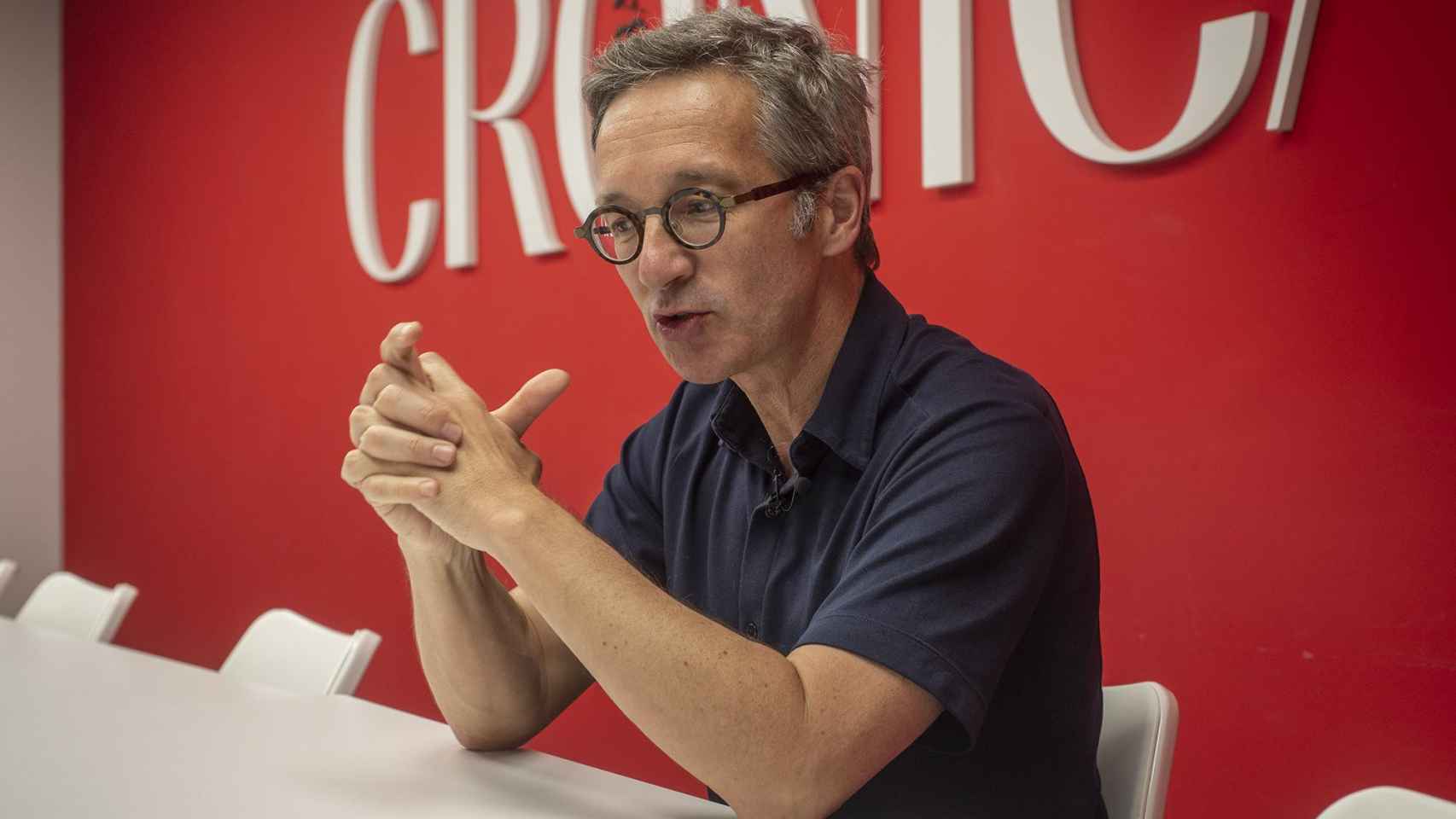 José María Lassalle durante la entrevista en 'Crónica Global' / LENA PRIETO