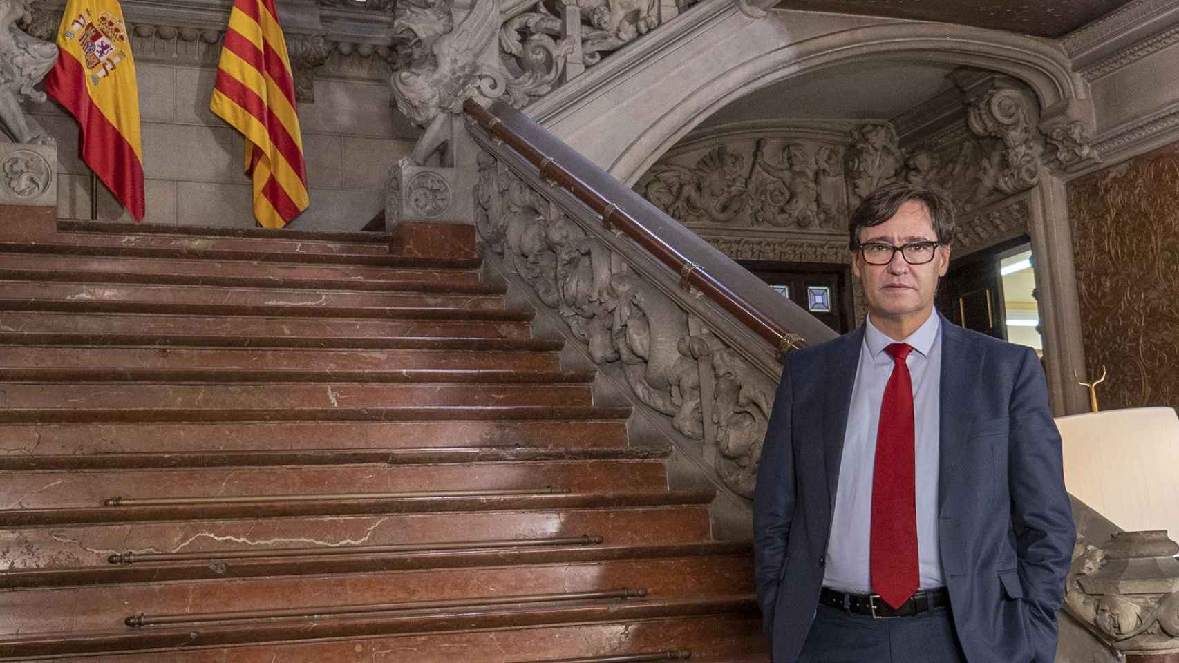 Salvador Illa, ministro de Sanidad, en la delegación del Gobierno en Cataluña / CG
