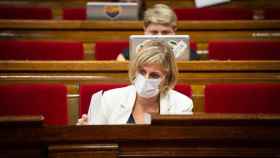 La consejera de Salud, Alba Vergés, durante una sesión plenaria en el Parlament / EP