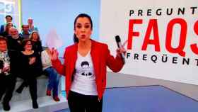 Laura Rosel, presentadora del programa de TV3 'Preguntes Freqüents', estaba anunciada en un acto de Òmmium Cultural / CG