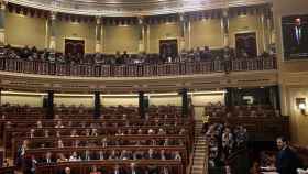 El Congreso de los diputados al inicio del debate por la moción de censura contra Rajoy / EFE