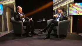 Vicent Sanchis entrevista a Carles Puigdemont en TV3 / TVC