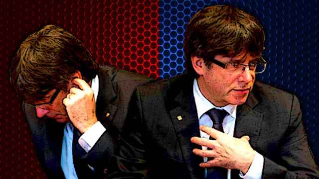 Carles Puigdemont se debate entre cargar con toda la acción de la Justicia o defraudar al independentismo con una DUI edulcorada / FOTOMONTAJE DE CG