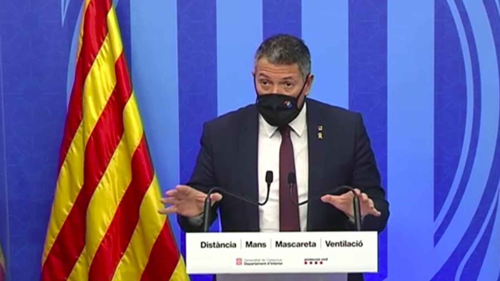 Miquel Sàmper, 'conseller' de Interior de la Generalitat, de cuyo departamento dependen los Mossos d'Esquadra / INTERIOR