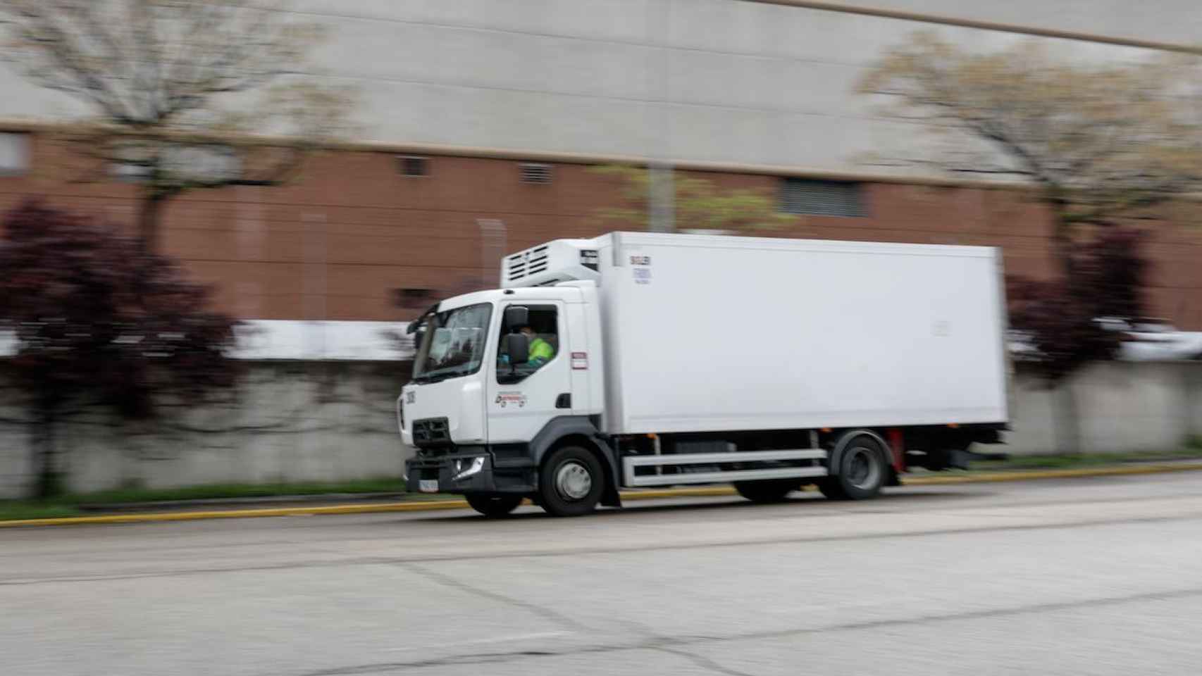 Vehículo conducido por un camionero en Cataluña / EP