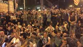 Manifestantes independentistas contienen a los radicales en Barcelona / CG