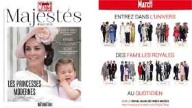 Imagen de las páginas especiales de París Match sobre las monarquías del mundo.
