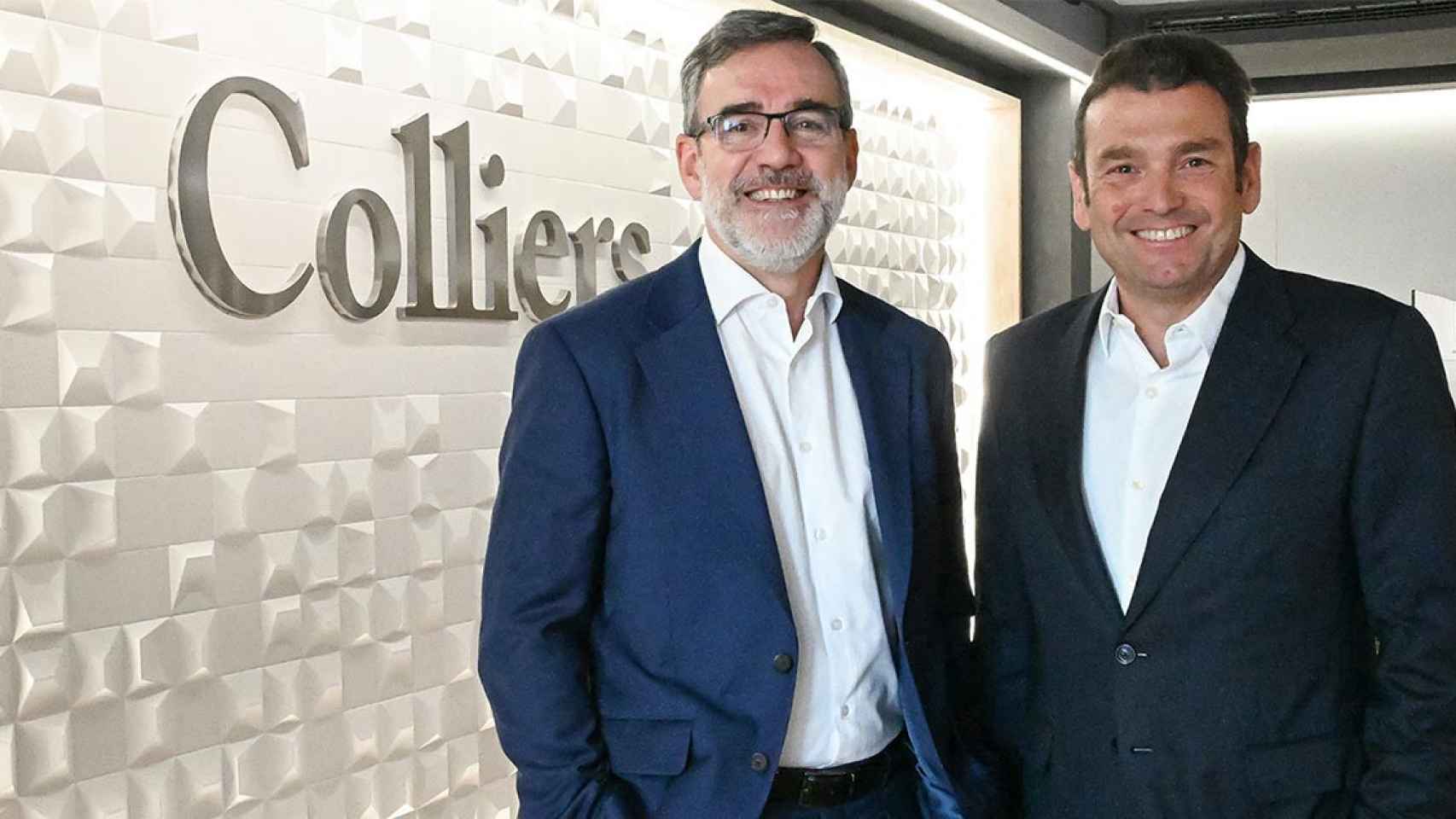 Mike Echavarren, Presidente y CEO de Colliers Iberia y Joan García, Director General y Partner y de Colliers Spain / COLLIERS