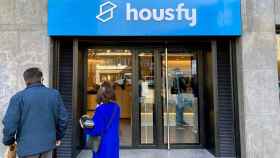 El exterior de la primera Housfy Home Store de Barcelona / VR - CG