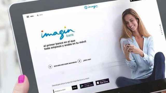 Imagen promocional de la aplicación 'imaginBank' de Caixabank.