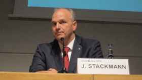 El consejero y ex presidente de Seat, Jürgen Stackmann, durante una conferencia en Esade